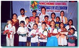 In addition to a nice Christmas meal, the 16 orphans at Nishantham Memorial Children's Home in south India each received a new outfit, some personal hygiene items, and their own toy.